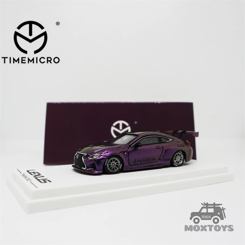 TimeMicro 1:64 PAMDEM ROCKET BUNNY RCF Хамелеон Фиолетовый/зеленый литая модель автомобиля |