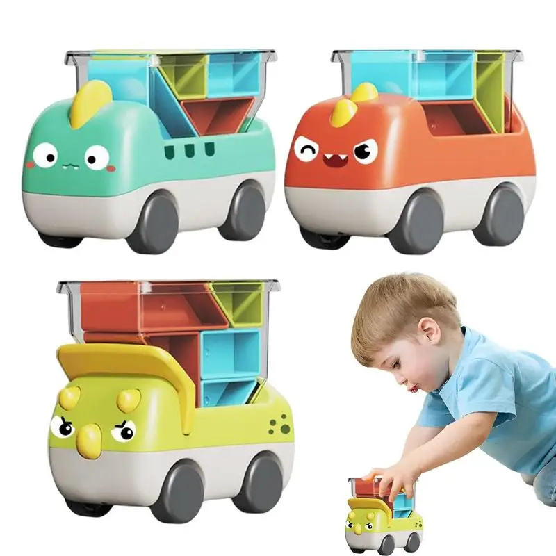 

Автомобиль-динозавр, игрушечный конструктор для детей, 3 шт.