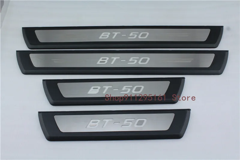 

Автомобильная светодиодная Накладка на порог двери из нержавеющей стали для MAZDA BT50, 4 шт.