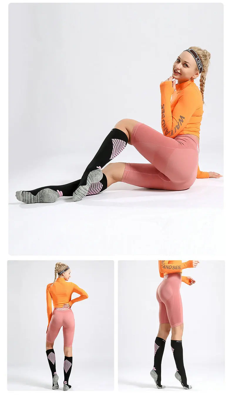 Socks For Men Women In Summer Calf High Tube Long Football Compression Socks Long Ball Thin Section High Training Soccer Socks