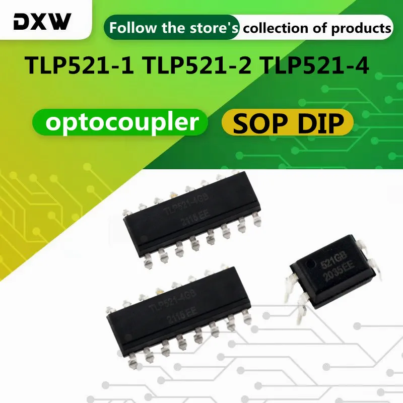 10 шт./лот TLP521 TLP521-1GB TLP521-2 TLP521-4 TLP521-4GB SOP и DIP-изолятор