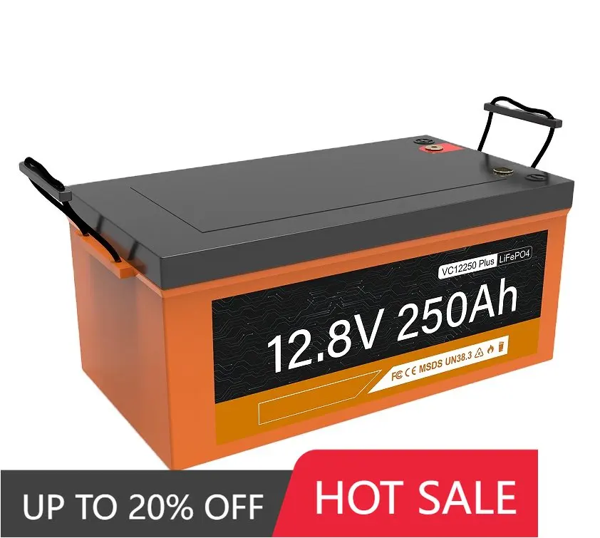 

Rechargeable Deep Sycle 12.8V 250AH golf cart trolley li-ion lithium ion LiFePo4 Battery