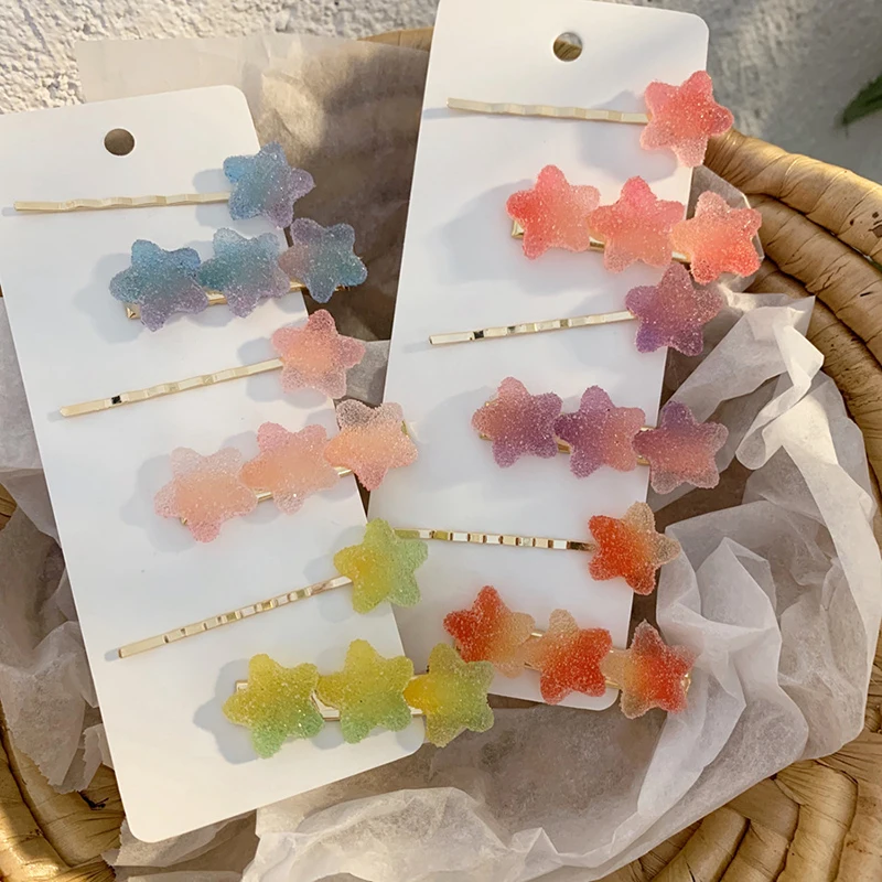 Заколки для волос девочек милые аксессуары сладости детские модные заколки