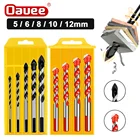 5-12 мм многофункциональное сверло для стекла треугольный Алмазный Набор сверл для керамической плитки бетона кирпича дерева Отверстие пила металлическая дрель