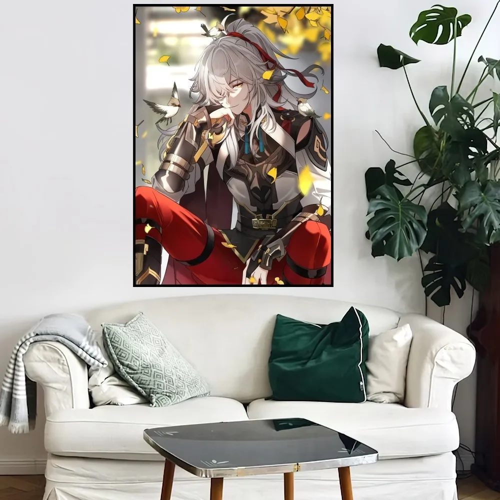 Honkai Star Rail Jing Yuan плакат домашний бар кофейня Декор эстетическое искусство