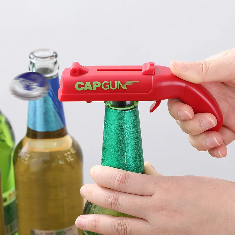 

Крышка пистолет открывалка для бутылок пива открывалка для напитков пистолет пусковое устройство для крышек принадлежности для вечеринок ...