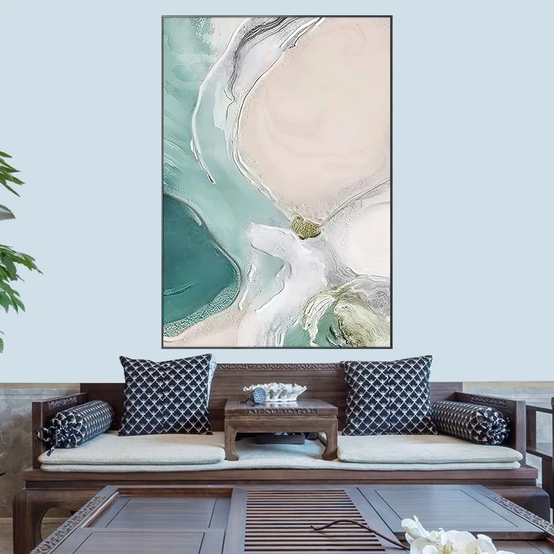 

Fashion Art Wholesale High Quality Abstract Oil Painting On Canvas Handmade Beautiful Colors Abstract Landscape Oil Paintings