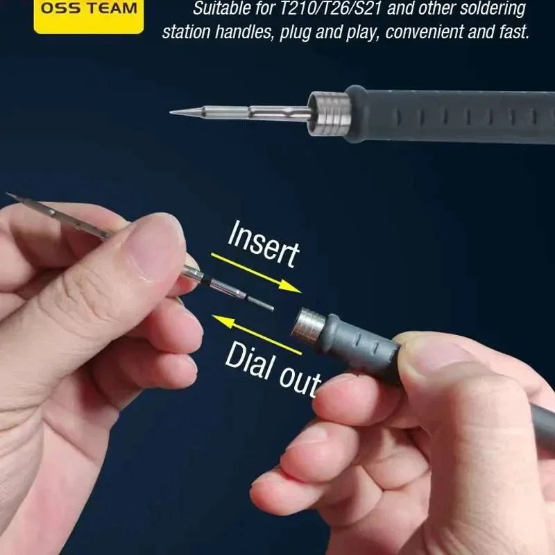 Универсальное паяльное жало OSS C245 C210 C115 совместимое с ручным инструментом SUGUN Maant