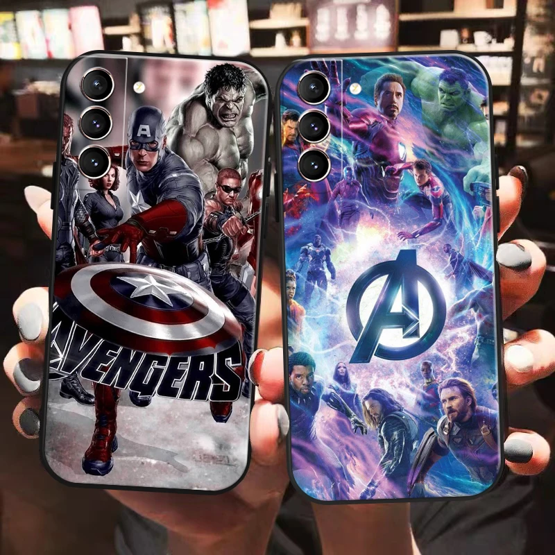 

Cover Marvel Avengers For Samsung Galaxy S22 Ultra S21 S20 FE Plus Ultra 5G S10 Lite S10E Plus 5G Phone Case Carcasa Soft