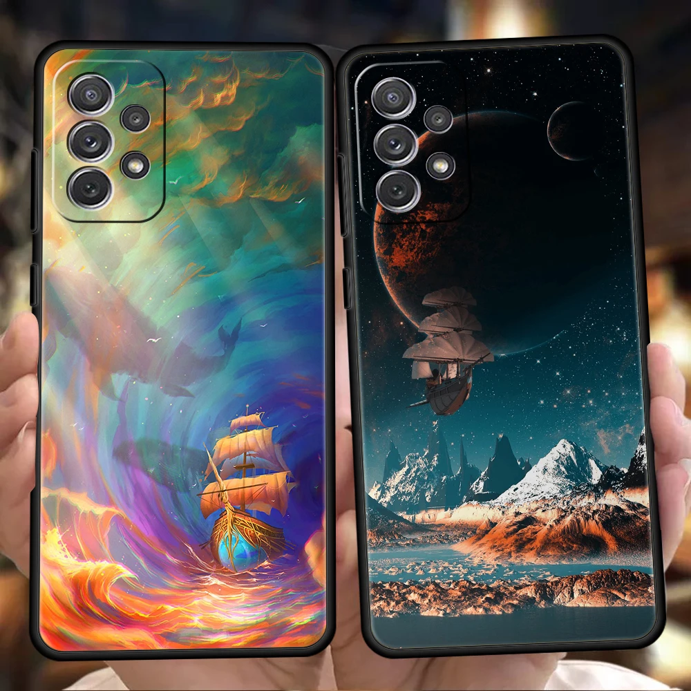 

BANDAI Treasure Planet Phone Case for Samsung Galaxy A51 A71 A32 A52 M31 M21 M22 5G 2021 Note 10 20 A11 A21S A31 A41 Soft Shell