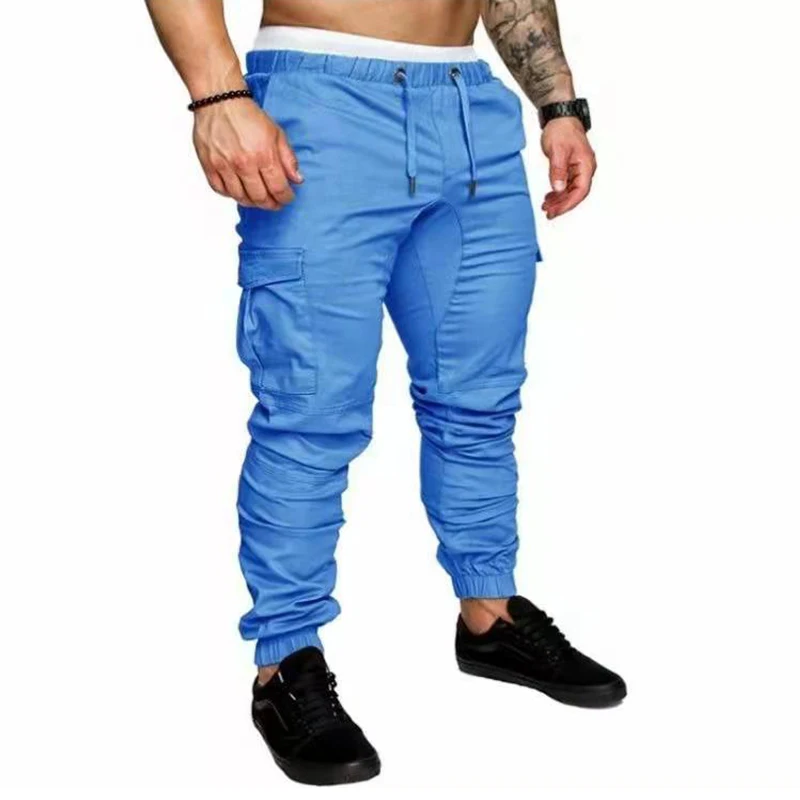 

Men's Casual Pants Drawstring Pants Sports Pants Cargo Pants Multi-pocket