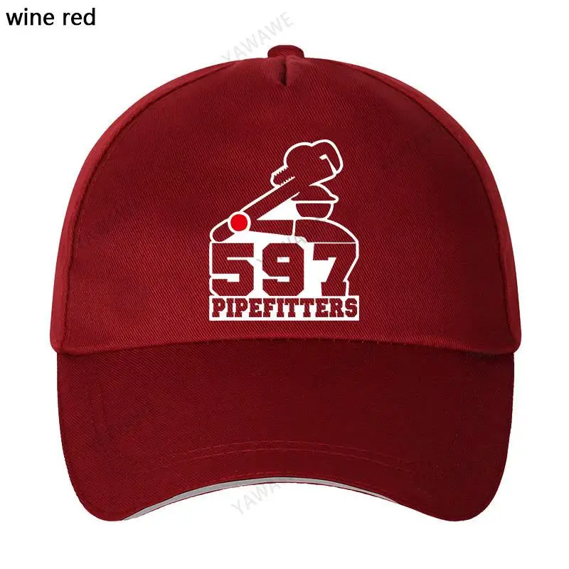 

Baseball Cap Spring Summer Solid Sunhat 597 PIPEFITTERS yawawe brand Hip Hop Fishing Hat Summer Solid Sunhat