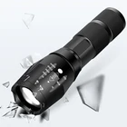 Ультраяркий светодиодный фонарик T6L2, водонепроницаемый фонарь с 5 переключаемыми режимами и аккумулятором 18650, перезаряжаемый фонарик, светильник рь для кемпинга