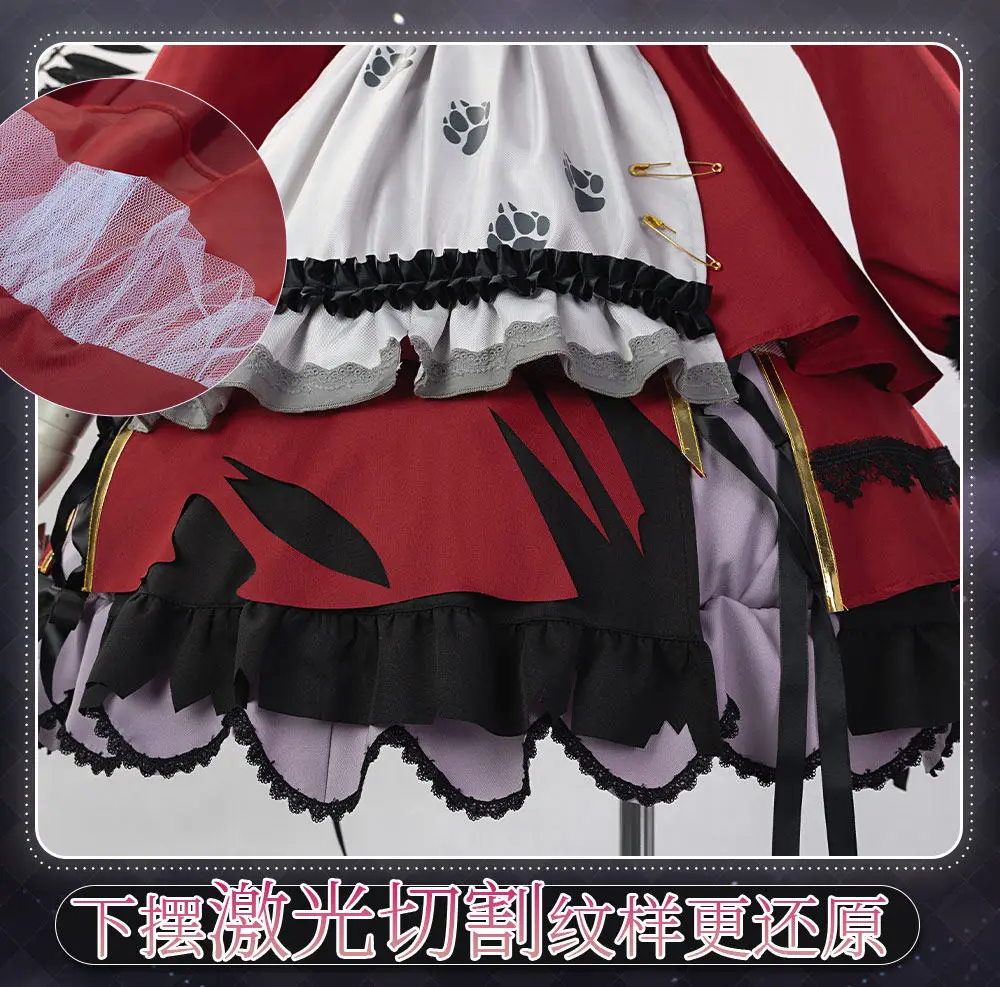 Фото BanG Dream! Костюм для косплея Reona Nirahara LOCK CHU² PAREO, одежда для Хэллоуина, карнавала, вечеринки, Рождества, ролевых игр HCos №5