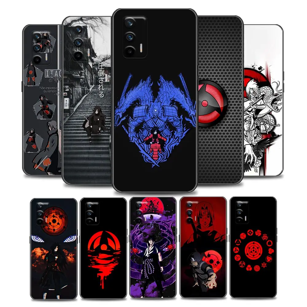 

Naruto Uchiha Madara Sasuke Itachi Phone Case for Realme Q2 C20 C21 V15 5G 8 C25 GT Neo V13 5G X7 Pro Ultra C21Y Soft Silicone