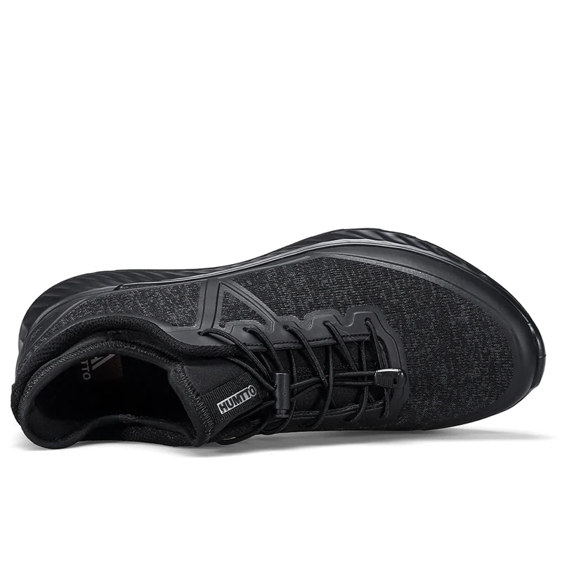 HUMTTO Shoes for Men Luxury Designer Trail Running Men's Sneakers Breathable Sport Mens Tennis Black Leather Casual Man Trainers