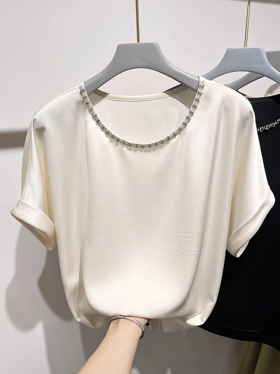 2024 новинка Южная Корея элегантный утягивающий однотонный пуловер с круглым