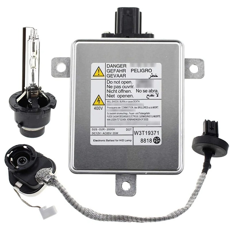 

33119-TA0-003 Xenon Hid Headlight Ballast with Igniter and D2S Bulb for W3T19371 W3T16271 W3T20671 W3T20971