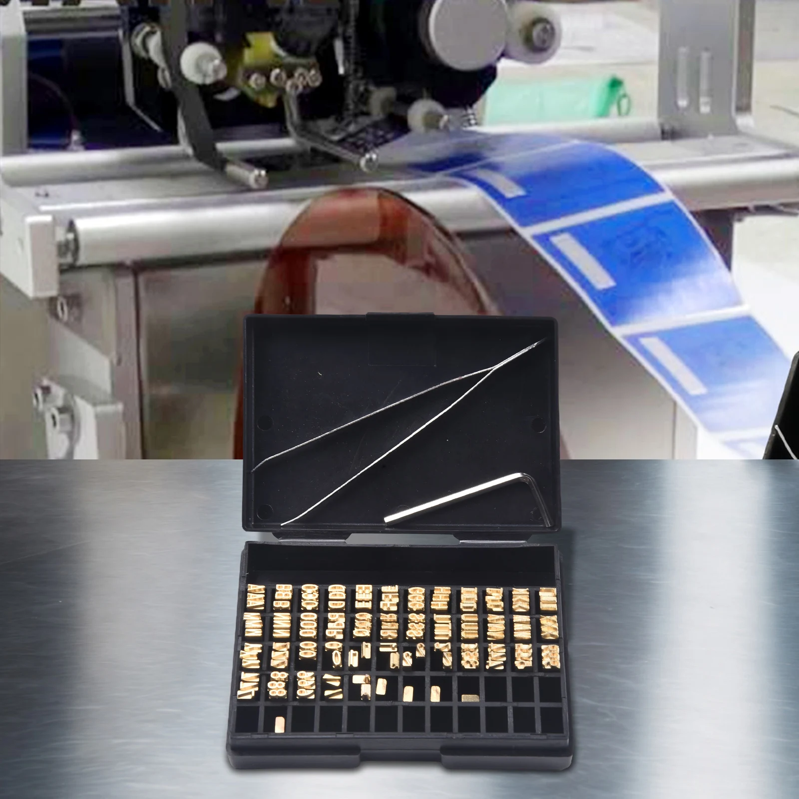 120 шт./1 компл. горячий штамп буквы термолента шрифт для печати инструменты