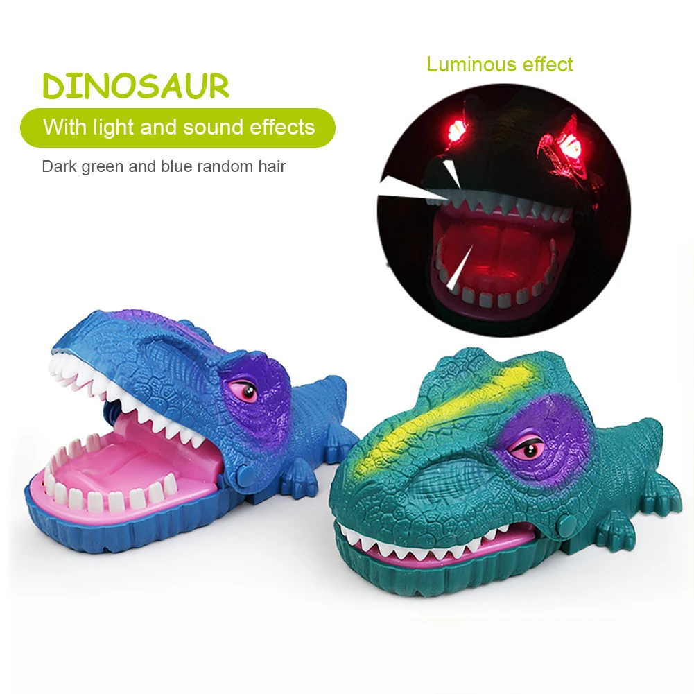 

Настольная игра с животными, игрушки, многоразовые Забавные игрушки с кусающими пальцами, прочные реквизиты для вечерние, питание от батарейки для родителей и детей со звуком света