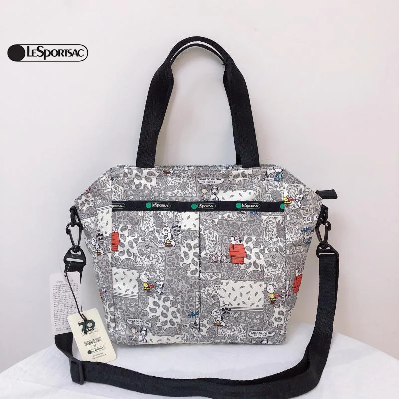 

Sanrio Kawaii Snoopy Lesportsac Women's Bags Tote Bags Fashion Shoulder Bags Small Bags Crossbody Bags Large Capacity Tote Bags