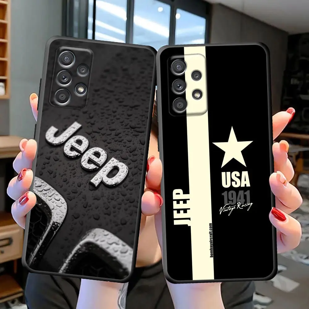 

Funda Coque Case for Samsung S22 S21 S20 S10e S8 S9 S10 Lite FE Plus Ultra 4G 5G Case Capa American Off-Road Vehicle J-JEEP-P
