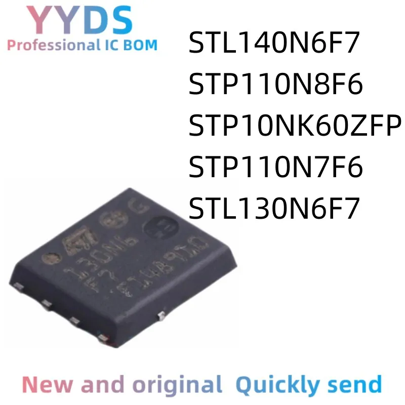 STL130N6F7 STL140N6F7 STP110N8F6 STP10NK60ZFP STP110N7F6 100% Новый оригинальный IC STL130N6F7 STL140N6F7 STP110N8F6 STP10NK60ZFP STP110N7F6 100% Новый оригинальный IC