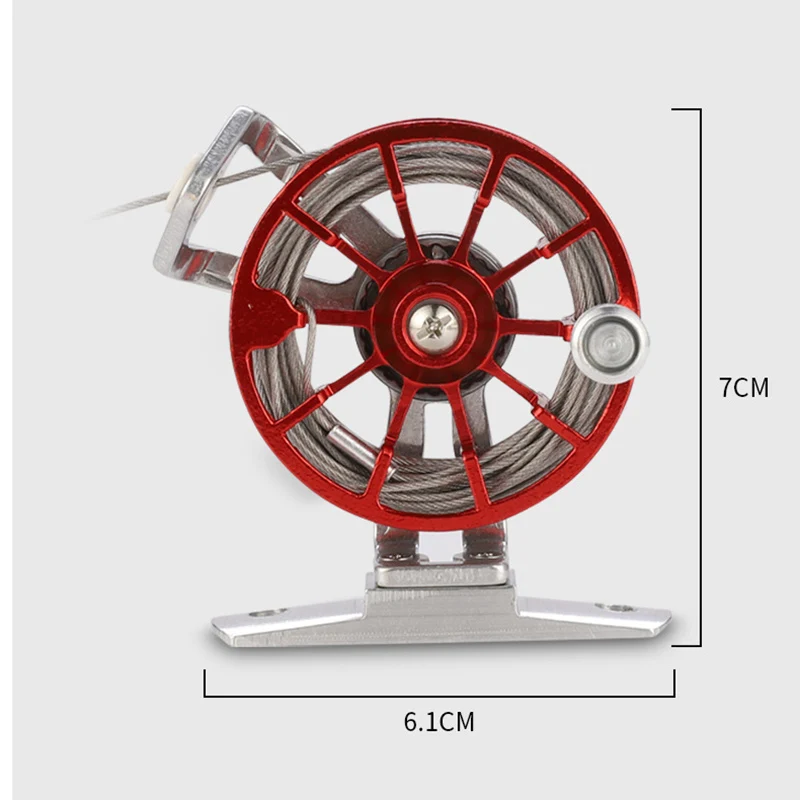 Портативный Регулируемый рыболовный Стрингер с катушкой из стальной проволоки