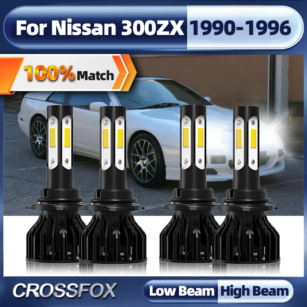 

Turbo Car LED Headlight 240W 40000LM 9005 HB3 9006 HB4 Car Light Bulbs For Nissan 300ZX 1990 1991 1992 1993 1994 1995 1996