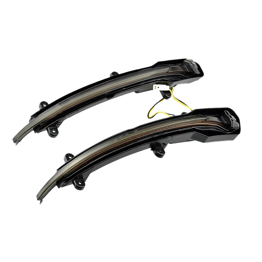 1 пара светодиодных динамических указателей поворота индикатор бокового зеркала