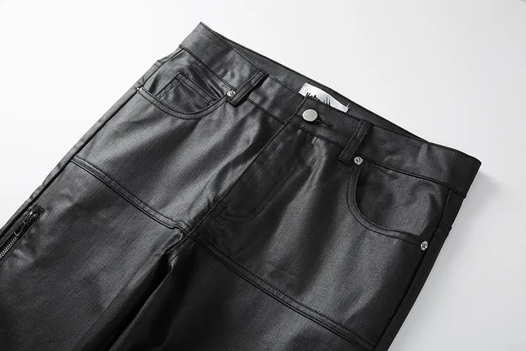 Воск матовый восковое покрытие джинсы в черном цвете для мужчин high street новый