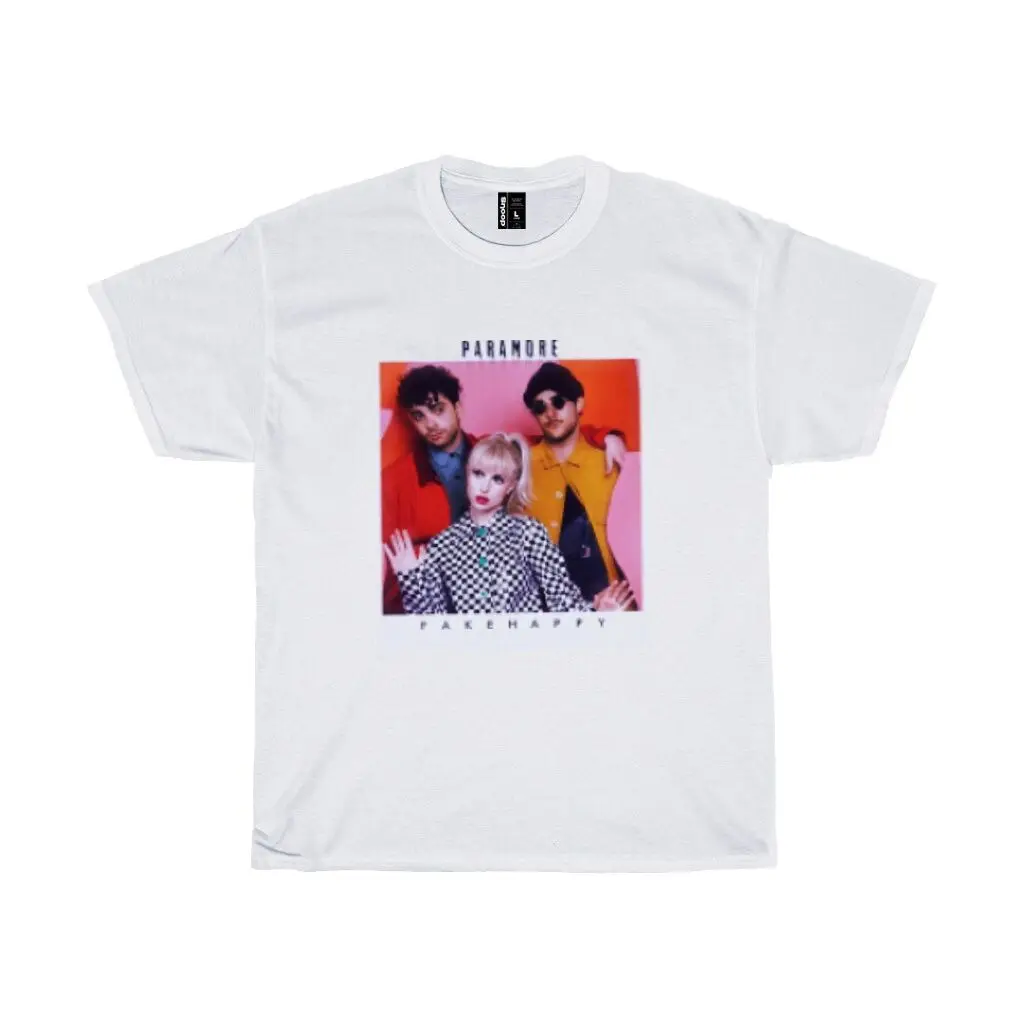 БЕСПЛАТНАЯ ONGKIR - ФУТБОЛКА PARAMORE BAND VINTAGE FAKEHAPPY