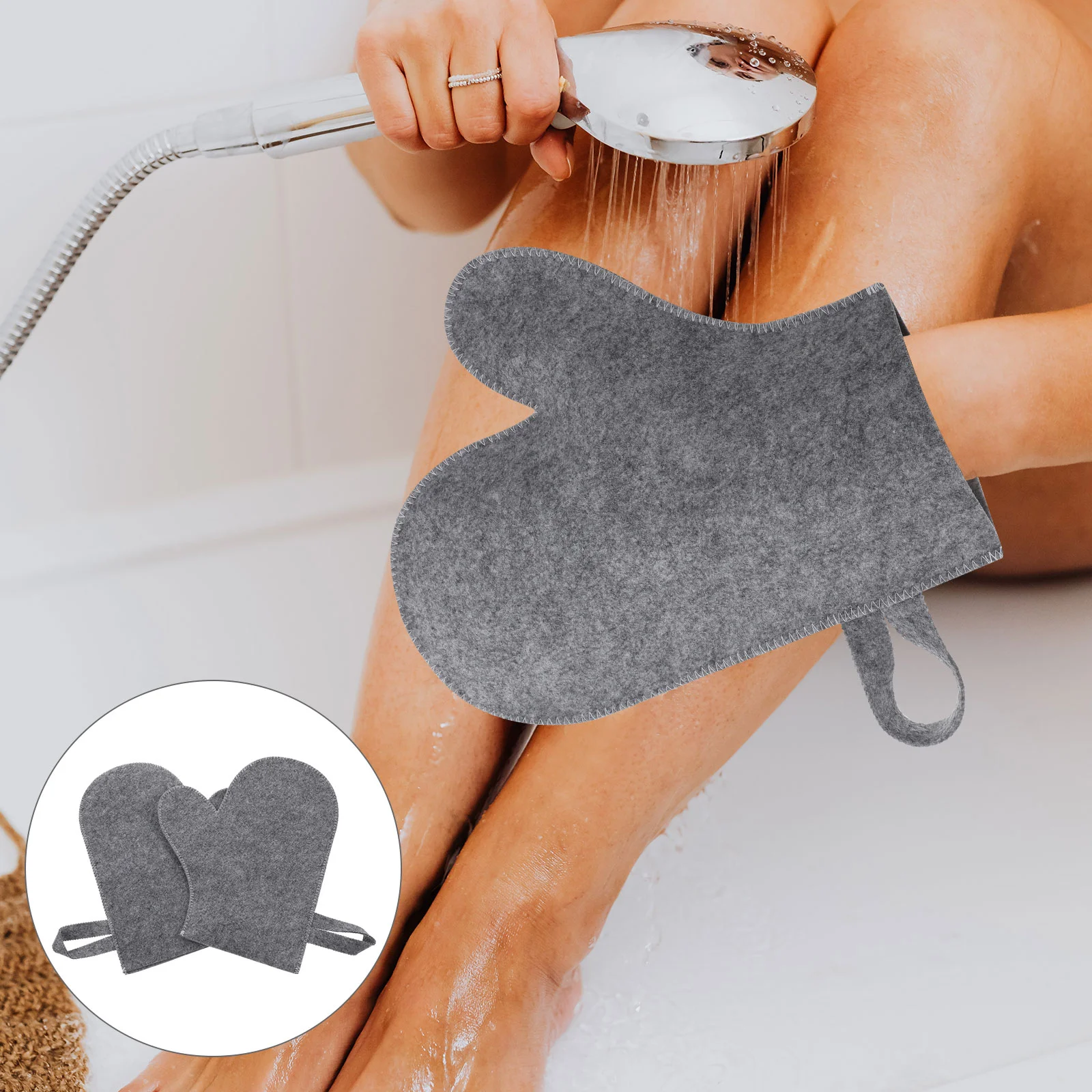 

2 шт., отшелушивающие варежки для тела