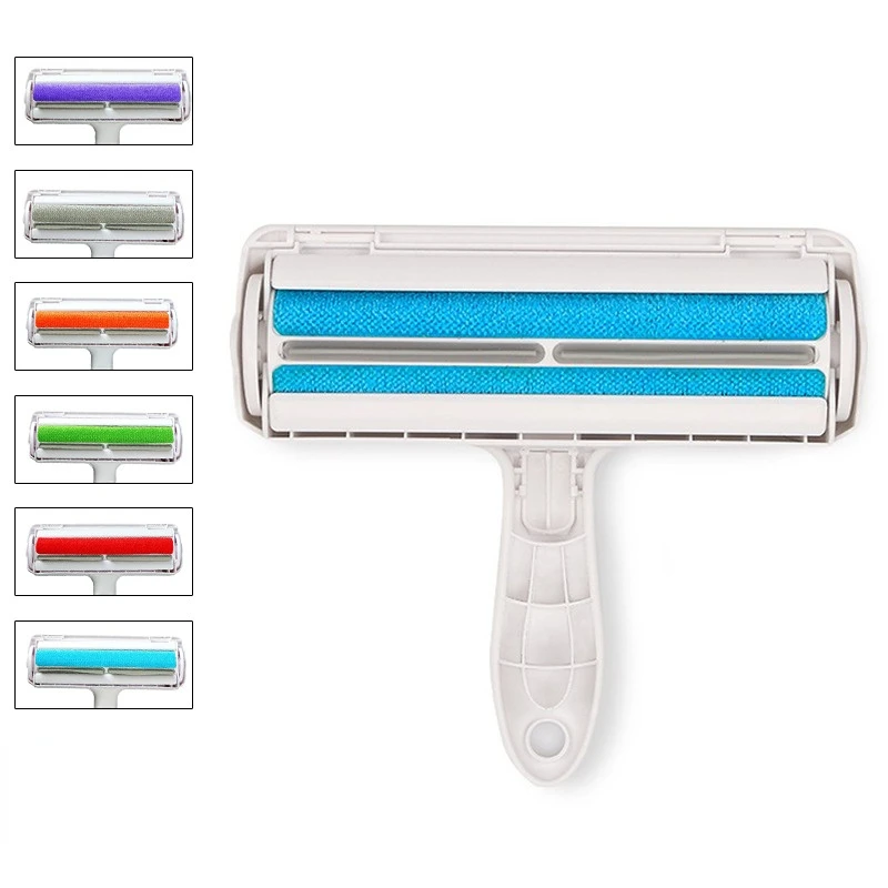 

Pet Hair Roller Remover Lint Brush Dog Cat Comb Tool Convenient Cleaning Pet Fur Brush Home Furniture Sofa Clothe Dog Supplies