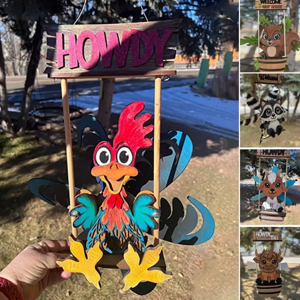 Новые Ветряные Блесны С Мультяшными Животными Уличные Подвесные Мельницы