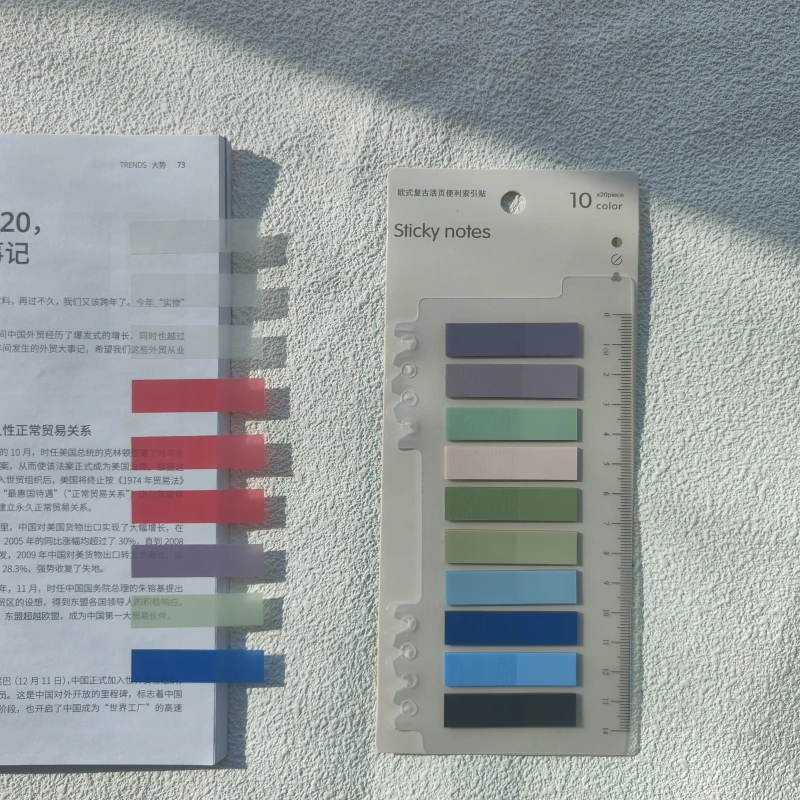200 листов, прозрачные липкие заметки, самоклеящиеся аннотации для чтения для книг, блокнот, закладки, блокнот, индексные вкладки закладки самоклеящиеся 75 25 мм 5 ов 50 листов бумажные yoi