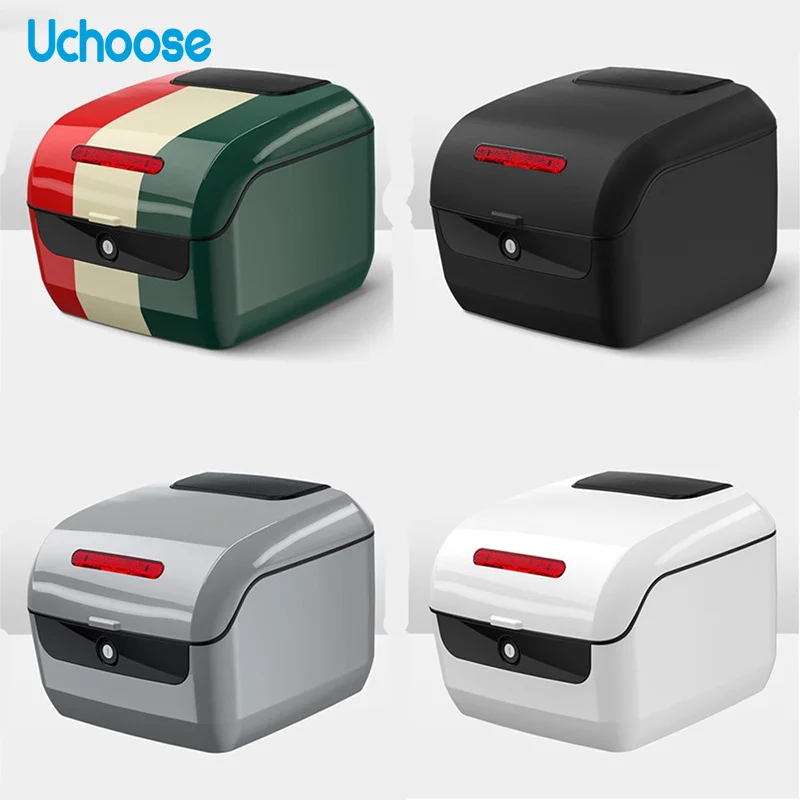 Прочный однотонный багажник для мотоцикла Uchoose, органайзер для электрического скутера, электронного велосипеда, багажник, личная Водонепро...