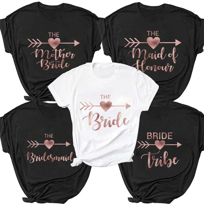 

Футболка с надписью «Love Heart Team Bride»