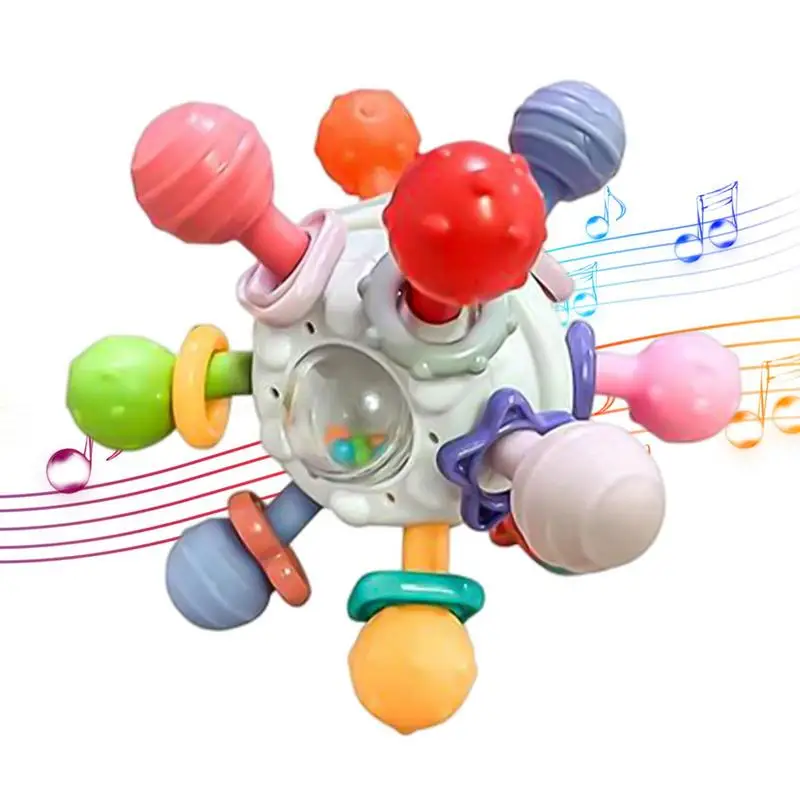 

Rattle And Sensory Teether Toy Silicone Sensory Teething Ball Toys Educational And Safe Sensory Teething Ball Toys For Halloween