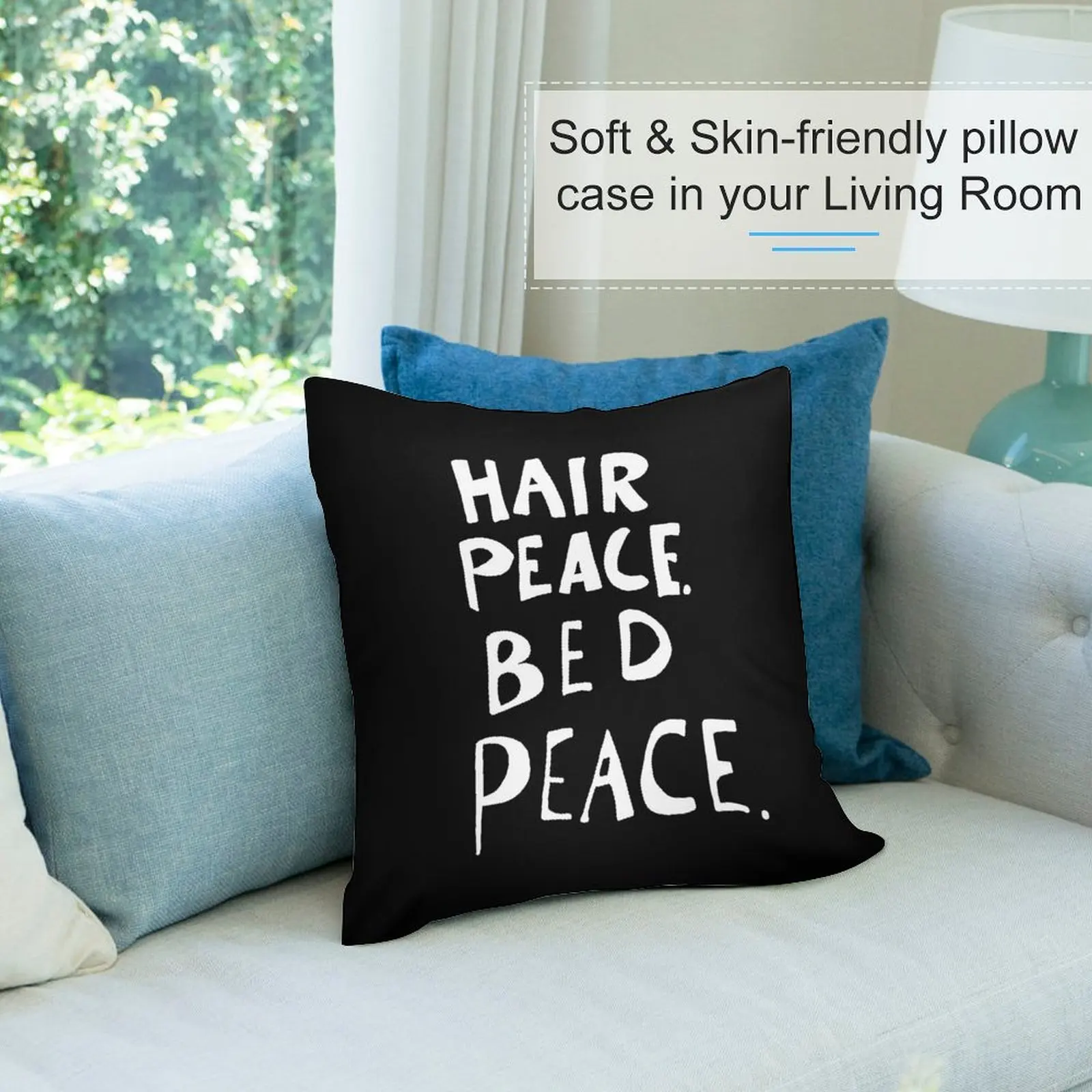 [HQ] Джон и Йоко волосы мира кровать протест текст (белая версия) диванная Подушка