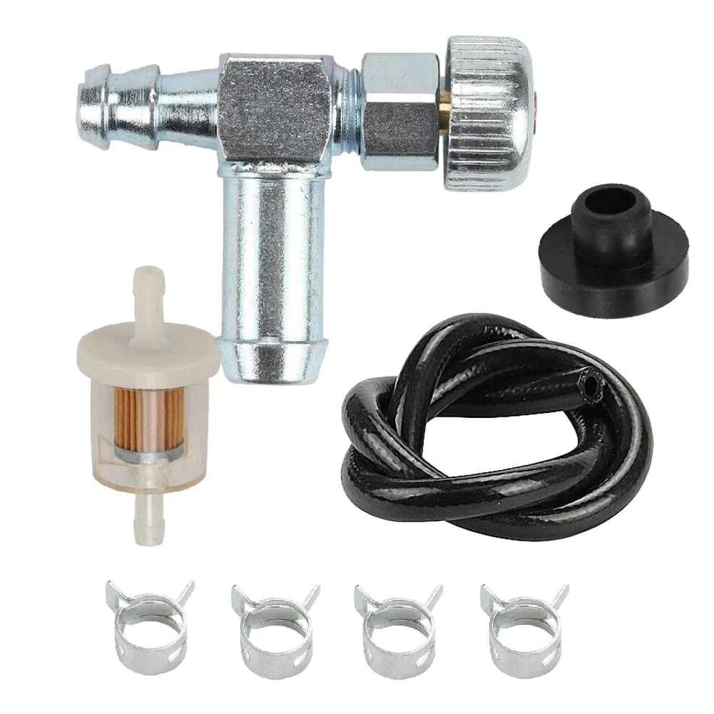 

1set Fuel Tank Bushing Shut-Off Valve Kit For Coleman Maxa ER 5000 Generator With Oil Filter Clips Line