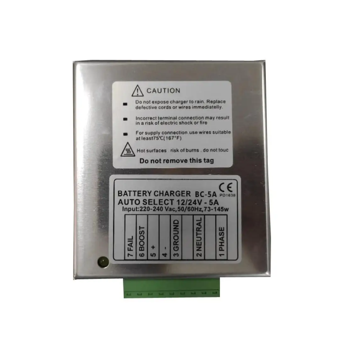 BC-5A 12V/24V Datakom высокоэффективное зарядное устройство 5А запасной дизельный