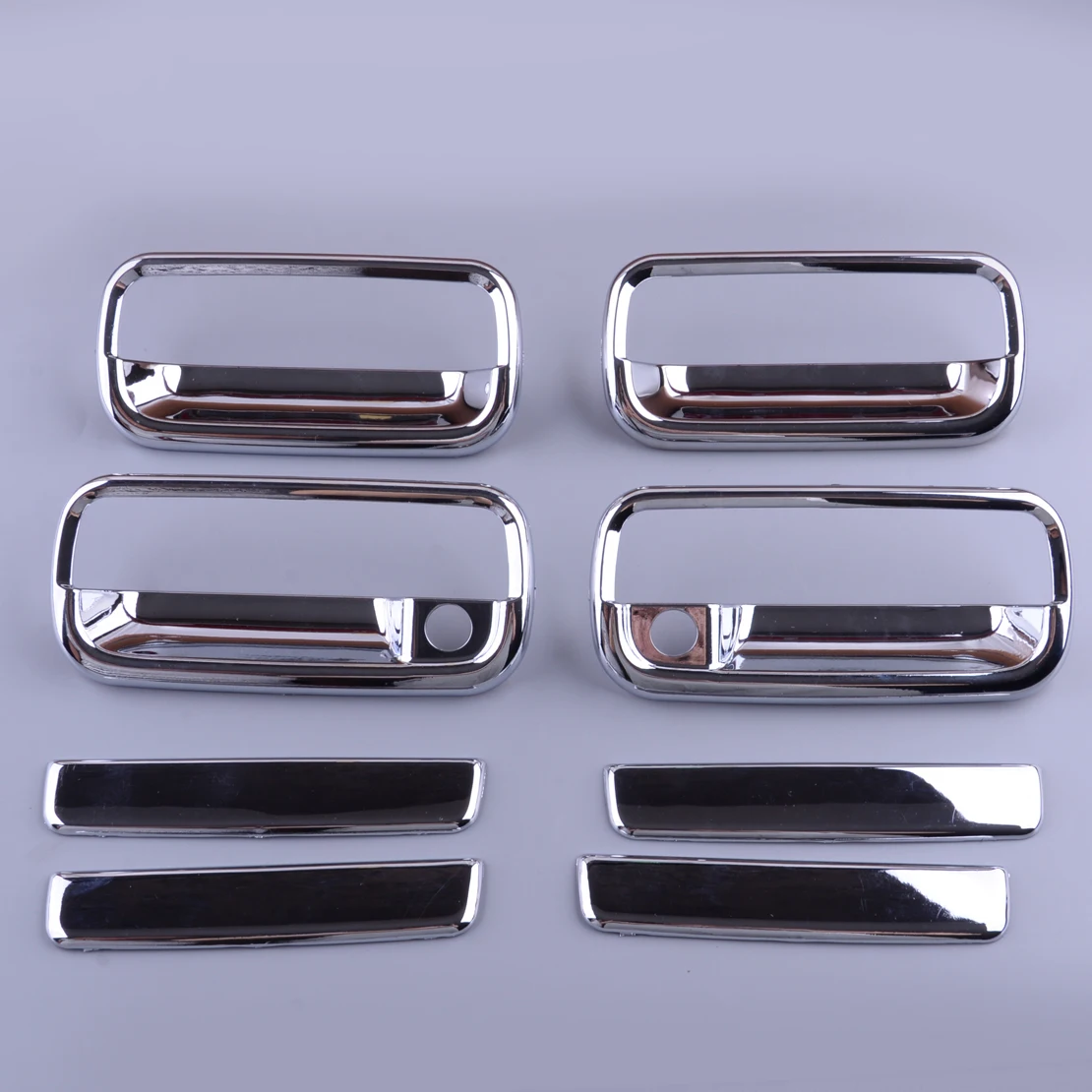 

8 шт./компл. наружная боковая крышка дверной ручки, облицовочная пластиковая рамка, подходит для Toyota 4runner 1996 1997 1998 1999 2000 2001 Серебряный