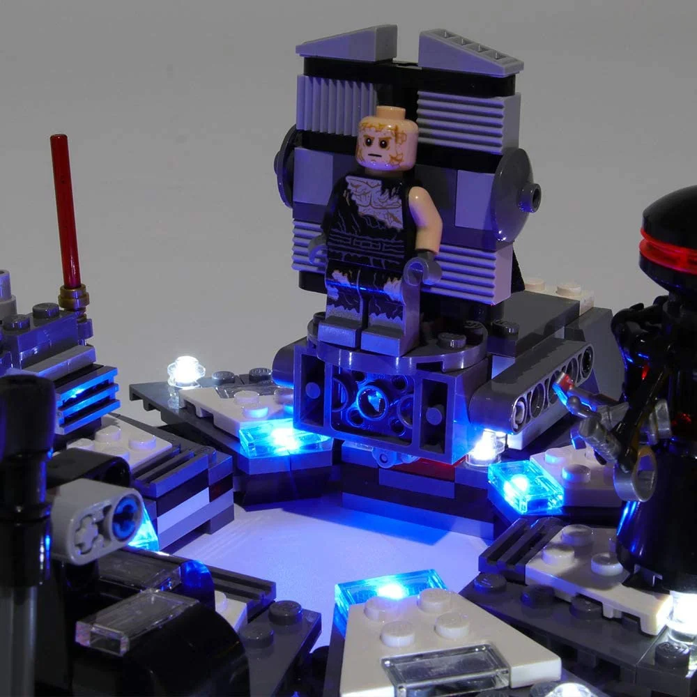 Набор со светодиодсветильник кой USB для LEGO Рождение Черного Воина набор