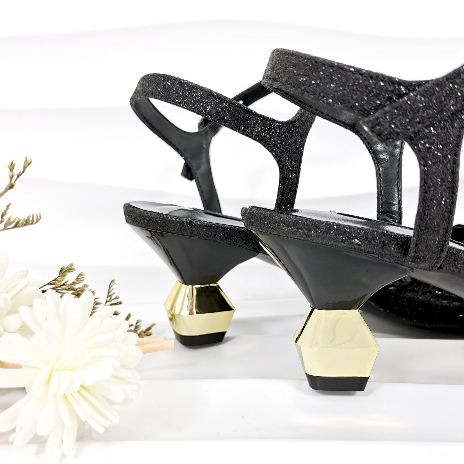 Счастливое время Изысканно! Африканская женская обувь и сумка со звездами