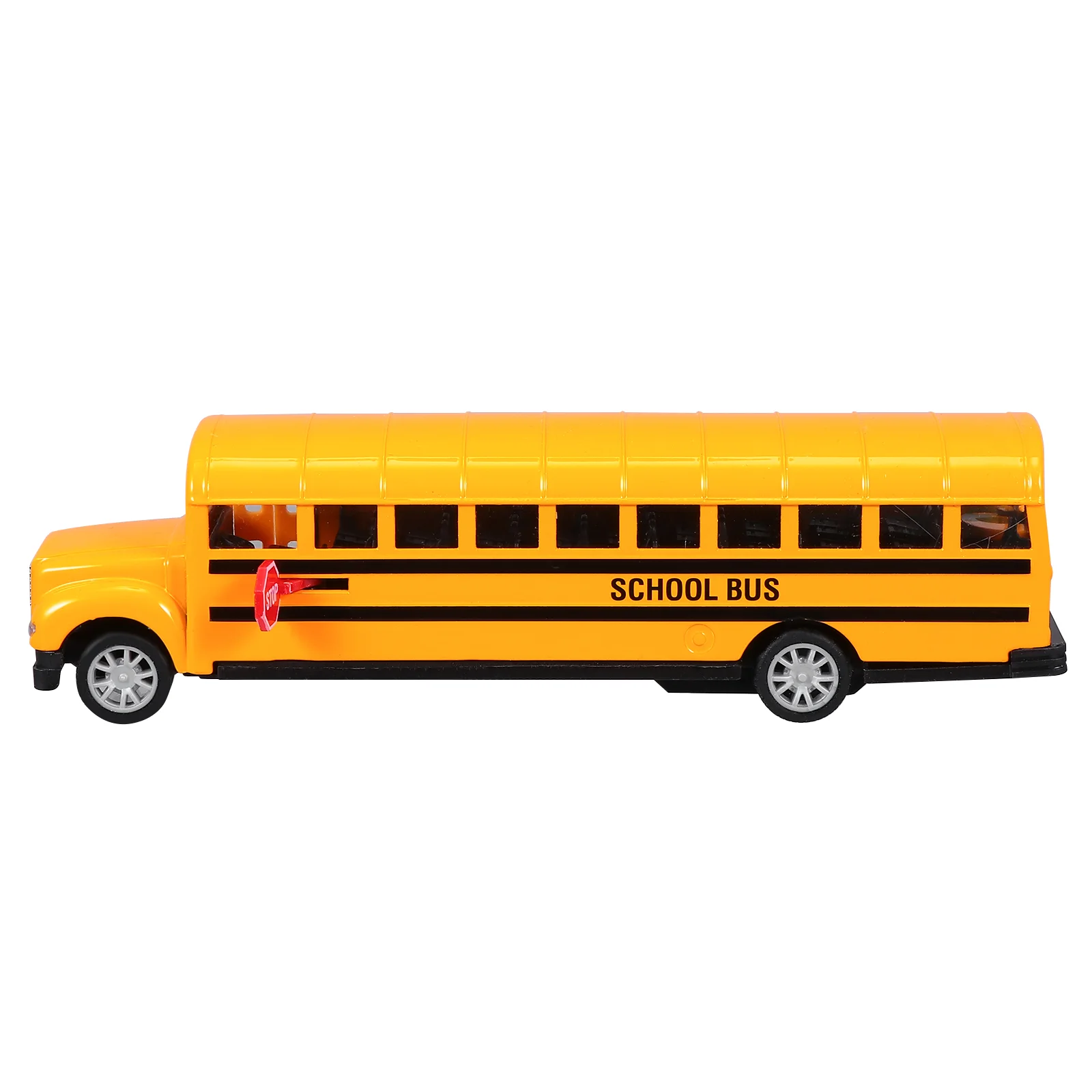 

School Bus Toy Car Kids Alloy Mini Toys Miniature Pull Back Campus Metal Models