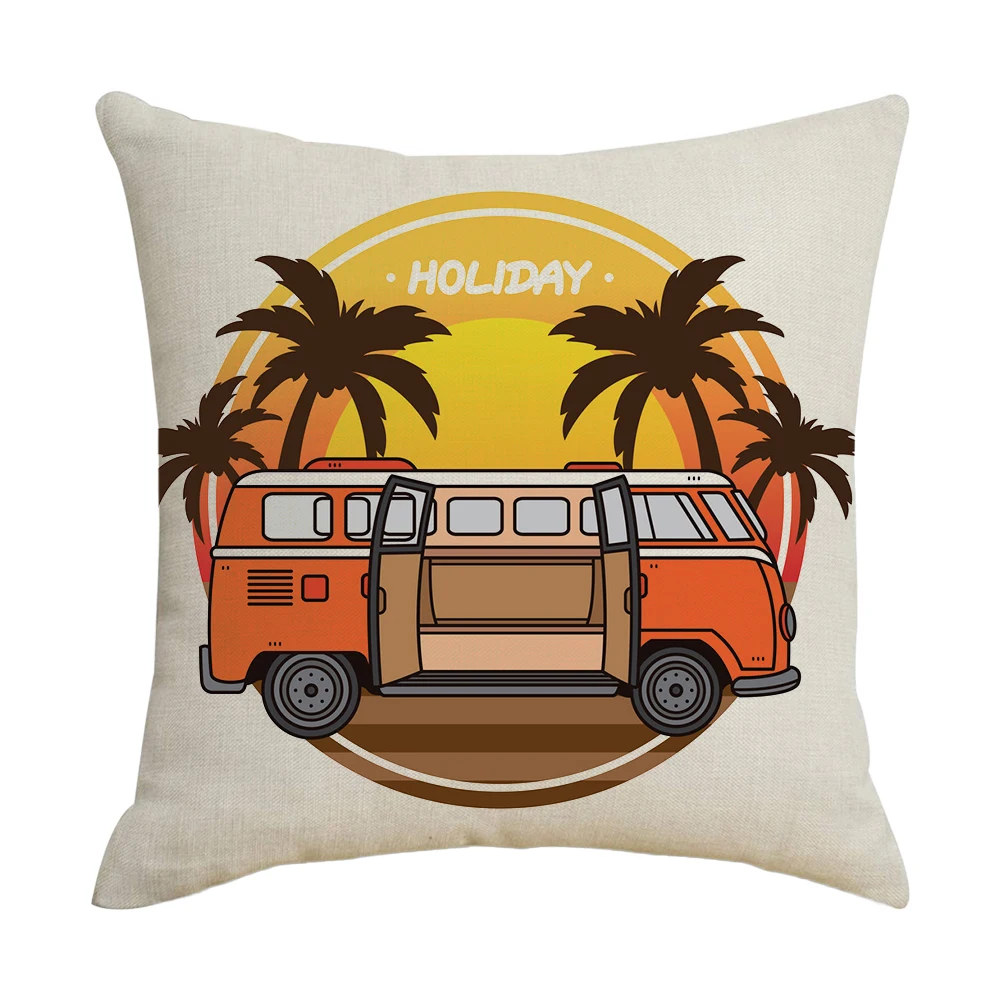 

Летняя Праздничная дорожная наволочка для подушки, наволочка для подушки для отдыха на природе, кемпинга, автомобиля, наволочка для домашне...