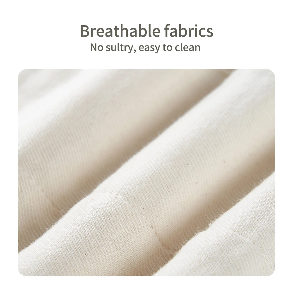 Elinfant 6PCS Lot 100% Soft Unbleached Cotton Softness Dry Fast Absorbency Baby Prefold Cloth Diaper Insert