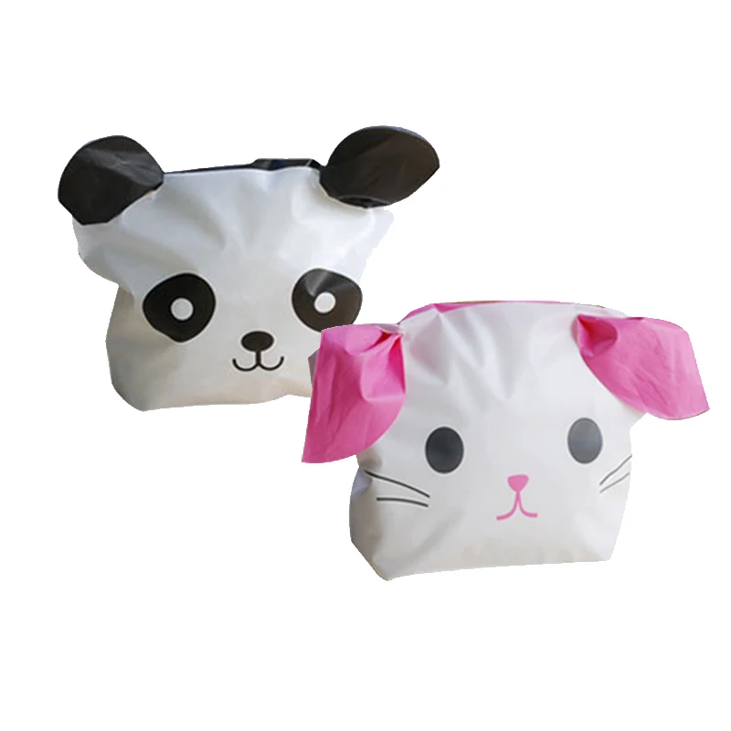

50Pcs Panda Rabbit Ears Gift Bag Packaging Birthday Party Goodie Bags Packing Favor Cake Candy Cookie for Sweets Present Wedding