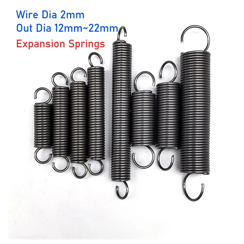 

Пружины растяжения из стали 2х12-22х35-240 мм